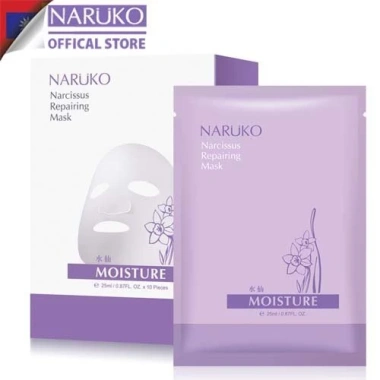 Mặt nạ Naruko Narcissus Repairing 10 miếng 25ml - Hoa Thủy Tiên, giảm giá 289.000 VND