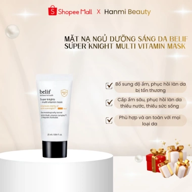 Mặt Nạ Ngủ Belif GC Hàn Quốc Dưỡng Trắng Da Multi Vitamin 25ml Giá chỉ 150.000₫