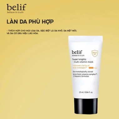 Mặt Nạ Ngủ Belif GC Hàn Quốc Dưỡng Trắng Da Multi Vitamin 25ml Giá chỉ 150.000₫