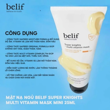 Mặt Nạ Ngủ Belif GC Hàn Quốc Dưỡng Trắng Da Multi Vitamin 25ml Giá chỉ 150.000₫