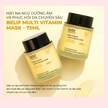 Mặt nạ ngủ Belif Super Knight 75ml Dưỡng ẩm, sáng da, Vitamin đa năng, chỉ 488k 3