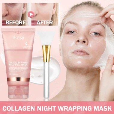 Mặt nạ ngủ collagen bóc tách 75g - Hydro hóa, tăng độ đàn hồi, cung cấp ẩm, giảm chảy xệ, xỉn màu - Giá 70.400₫