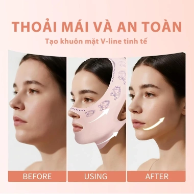 Mặt Nạ Ngủ Điêu Khắc Khuôn Chữ V Nâng Cằm Má Nâng Cơ Chăm Sóc Da 31.000 VND