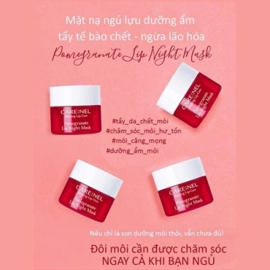 Mặt Nạ Ngủ Dưỡng Ẩm Môi Căng Mọng Hồng Hào Hàn Quốc Care:nel Berry – Giá chỉ 57.000₫ 3 Mặt Nạ Ngủ Dưỡng Ẩm Môi Căng Mọng Hồng Hào Hàn Quốc Care:nel Berry – Giá chỉ 57.000₫ 3