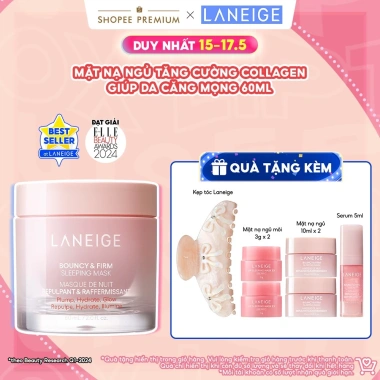 Mặt Nạ Ngủ Laneige Bouncy & Firm 60ml - Tăng Collagen, Săn Chắc Da, Giá 820.000 VND