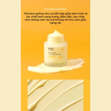 Mặt Nạ Ngủ Maxclinic Belif Multi Vitamin 75ml Dưỡng Sáng, Cấp Ẩm Chuyên Sâu - Jolie Beauty 168k