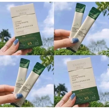 Mặt nạ ngủ thạch collagen YANJIAYI 20 gói - Nâng cơ, dưỡng trắng, khóa ẩm, cấp nước - Chính hãng 45.000 VND 2