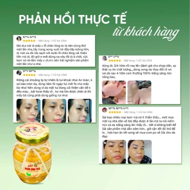 Mặt Nạ Nhân Sâm Tươi 100ml Dân Bùi - Trắng Sáng, Giảm Thâm Nám, Dưỡng sâu
