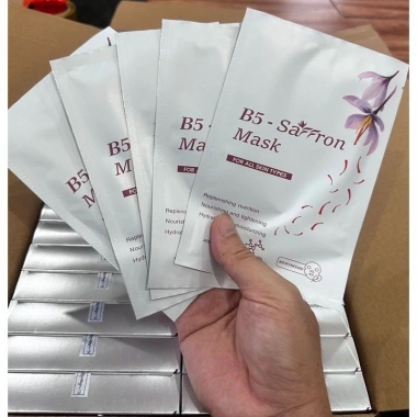 Mặt Nạ Nhụy Hoa Nghệ Tây Yujiin B5 10 miếng - Cấp ẩm, nuôi dưỡng da