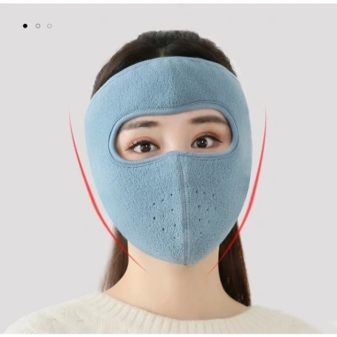 Mặt nạ Ninja che phủ toàn mặt tai cổ, chống UV mùa đông ấm áp, thoáng khí - Giá 40.293 VND