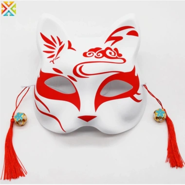 Mặt Nạ Nữ Retro Little Fox DIY Nhật Bản - Cosplay Mèo Dễ Thương Halloween Anime, Giá 34,655 VND
