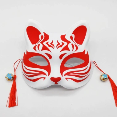 Mặt Nạ Nữ Retro Little Fox DIY Nhật Bản - Cosplay Mèo Dễ Thương Halloween Anime, Giá 34,655 VND