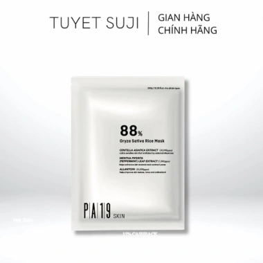 Mặt nạ PA19 SKIN 88% Oryza Sativa Rice - Phục hồi, căng bóng da, giảm giá 589.000