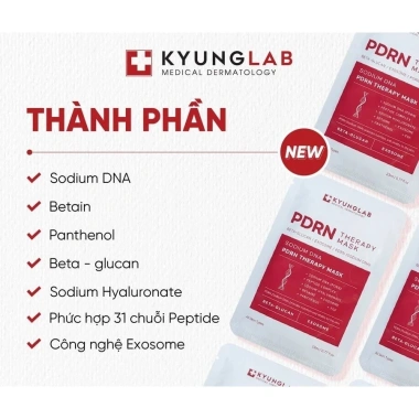 Mặt Nạ PDRN Kyunglab Therapy 23ml - Cấp ẩm chuyên sâu, giá sốc 119k Cây Rơm Cosmetics 3 Mặt Nạ PDRN Kyunglab Therapy 23ml - Cấp ẩm chuyên sâu, giá sốc 119k Cây Rơm Cosmetics 3