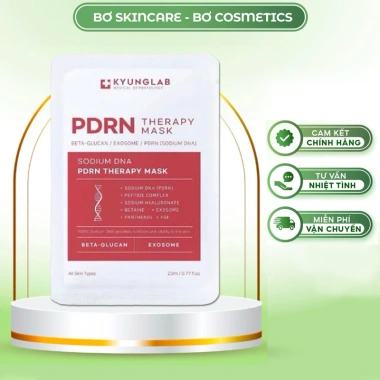 Mặt nạ PDRN Therapy Mask Kyung Lab - Dưỡng ẩm, phục hồi da, tinh chất vàng 2