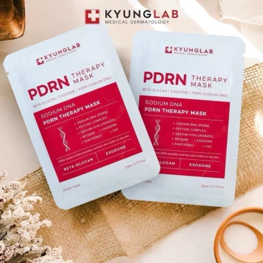 Mặt nạ PDRN Therapy Mask Kyung Lab - Dưỡng ẩm, phục hồi da, tinh chất vàng 3