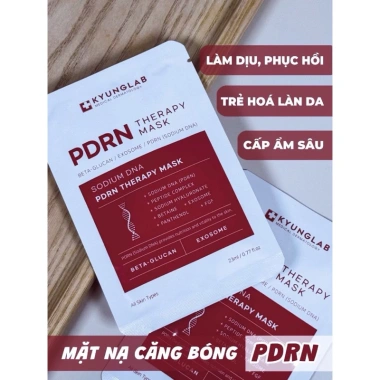 Mặt nạ PDRN Therapy Mask Kyung Lab - Dưỡng ẩm, phục hồi da, tinh chất vàng 9
