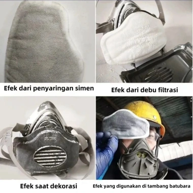 Mặt Nạ Phòng Độc 3.200 - Chống Độc, Chống Bụi Mịn Nhà Máy, Bụi Nhà Xưởng 5