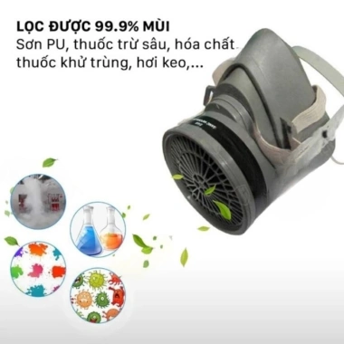 Mặt Nạ Phòng Độc 3.700 - Chống Độc, Phun Sơn, Chống Hóa Chất, 68.400 VND