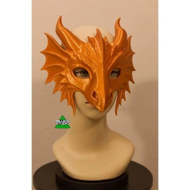 Mặt nạ rồng 3D nhựa PLA - Trang phục cosplay không dây, giảm giá 145k 2