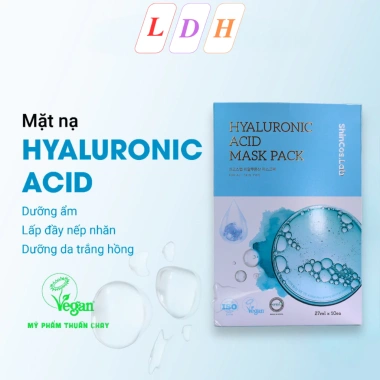 Mặt nạ SHINCOS.LAB Hyaluronic Acid 27ml - Dưỡng ẩm sâu, Da mềm mịn, 70.200₫ 2 Mặt nạ SHINCOS.LAB Hyaluronic Acid 27ml - Dưỡng ẩm sâu, Da mềm mịn, 70.200₫ 2