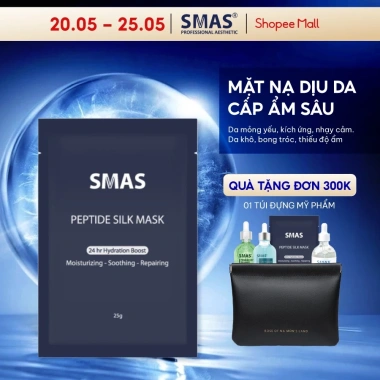 Mặt nạ SMAS Peptide Silk 25g – Phục hồi, cấp ẩm, dịu da, giá chỉ 95.000₫
