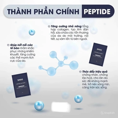Mặt nạ SMAS Peptide Silk 25g – Phục hồi, cấp ẩm, dịu da, giá chỉ 95.000₫ 4