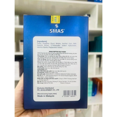 Mặt Nạ Smas Peptide Silk Mask Phục Hồi Cấp Ẩm Cao Cấp - Dưỡng ẩm sâu, giảm nếp nhăn, chỉ 95.000₫