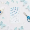Mặt Nạ Stiers 3D Năm Cánh Hoa - Đá quý Pha lê kim cương Tự dính Sân khấu 41.364 VND