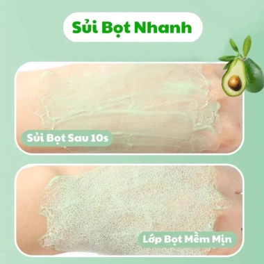 Mặt nạ sủi bọt bơ 10 gói - Làm sạch sâu, giảm mụn đầu đen, thu nhỏ lỗ chân lông, dưỡng ẩm, cấp nước, chỉ 24.999đ 2