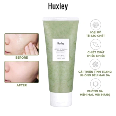 Mặt nạ tẩy tế bào chết Huxley Scrub Mask Mini 30g - Da mịn màng, sạch sâu, 88k 2