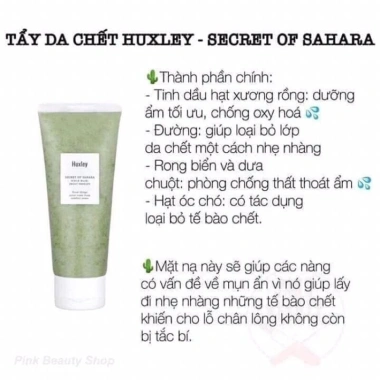 Mặt Nạ Tẩy Tế Bào Chết Huxley Sweet Therapy 30g Da Mịn Màng Dưỡng Ẩm Giá 105.000 VND