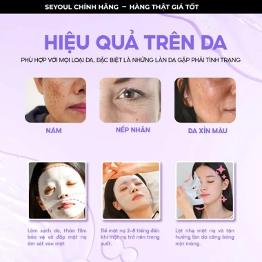Mặt Nạ Thạch Collagen SEYOUL Căng Bóng Da Cấp Ẩm Mịn Màng Combo 3 Hộp 997k 4 Mặt Nạ Thạch Collagen SEYOUL Căng Bóng Da Cấp Ẩm Mịn Màng Combo 3 Hộp 997k 4