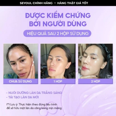 Mặt Nạ Thạch Collagen SEYOUL Căng Bóng Da Cấp Ẩm Mịn Màng Combo 3 Hộp 997k