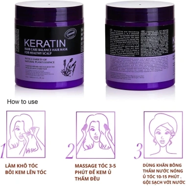 Mặt nạ tóc Keratin Lavender Brazil Life - Phục hồi tóc khô xoăn, chỉ 64.200 VND 7