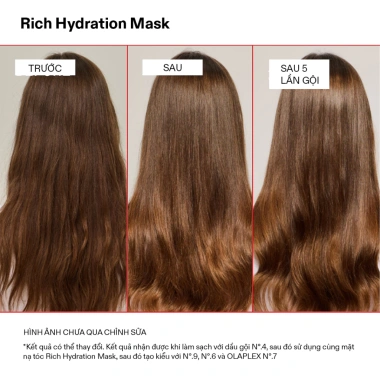 Mặt nạ tóc Olaplex Rich Hydration: cấp ẩm sâu, kiểm soát xơ rối, giá ưu đãi 1.134.000₫ 6 Mặt nạ tóc Olaplex Rich Hydration: cấp ẩm sâu, kiểm soát xơ rối, giá ưu đãi 1.134.000₫ 6