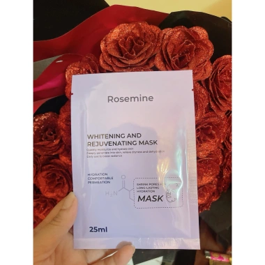 Mặt Nạ Trắng Da Rosemine 10 Miếng - Whitening & Rejuvenating, Giá 129k 2 Mặt Nạ Trắng Da Rosemine 10 Miếng - Whitening & Rejuvenating, Giá 129k 2