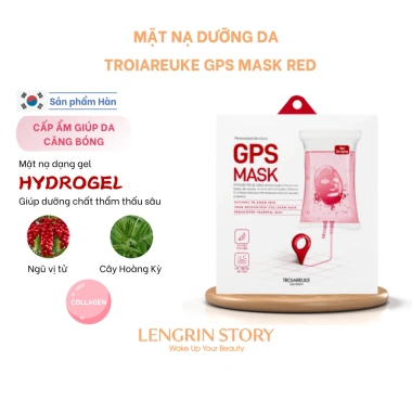 Mặt Nạ Troiareuke GPS Mask Red - Độ ẩm sâu, Da căng bóng, Sáng mịn, 1 miếng 320k