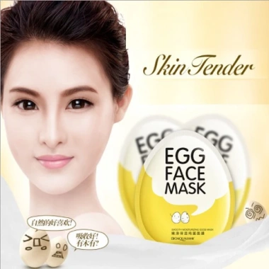 Mặt nạ Trứng Egg Face Mask Bioaqua - Trắng da, cấp ẩm, mờ thâm, se khít lỗ, 8.999đ