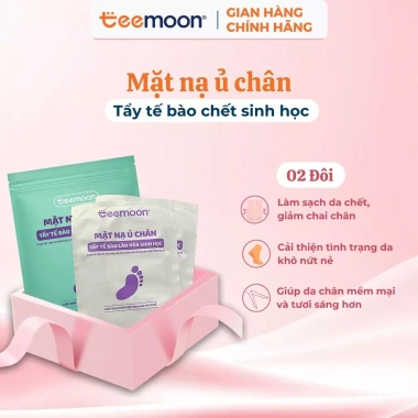 Mặt Nạ Ủ Chân Teemoon 2 Đôi Tẩy Tế Bào Chết, Chống Lão Hóa, Ngừa Nứt Nẻ, Hương Lavender - Giá Ưu Đãi