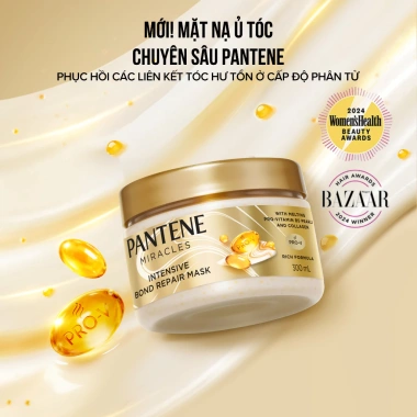 Mặt Nạ ủ tóc Pantene Miracles 300ml - Phục hồi liên kết tóc, giảm giá 201k 4