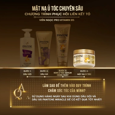 Mặt Nạ ủ tóc Pantene Miracles 300ml - Phục hồi liên kết tóc, giảm giá 201k 9