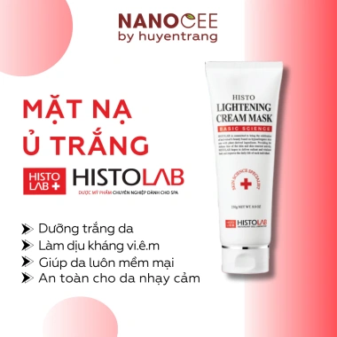 Mặt Nạ Ủ Trắng HISTOLAB Dưỡng Trắng Sáng Da, Giảm Thâm Nám - Giá 479.000₫