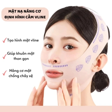 Mặt nạ vải nâng cơ 3D V‑line cằm thon gọn, chống chảy xệ hiệu quả - GlowNest 3 Mặt nạ vải nâng cơ 3D V‑line cằm thon gọn, chống chảy xệ hiệu quả - GlowNest 3