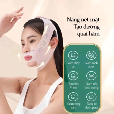 Mặt nạ vải nâng cơ 3D V‑line cằm thon gọn, chống chảy xệ hiệu quả - GlowNest 6 Mặt nạ vải nâng cơ 3D V‑line cằm thon gọn, chống chảy xệ hiệu quả - GlowNest 6