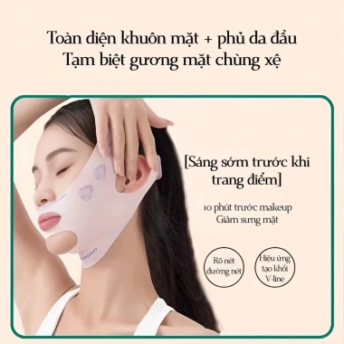 Mặt nạ vải nâng cơ 3D V‑line cằm thon gọn, chống chảy xệ hiệu quả - GlowNest 9 Mặt nạ vải nâng cơ 3D V‑line cằm thon gọn, chống chảy xệ hiệu quả - GlowNest 9