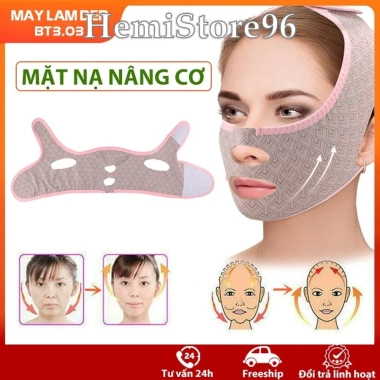 Mặt nạ vải nâng cơ Vline 3D, giảm béo nọng cằm, đai đàn hồi thoáng khí, 29.900 VND