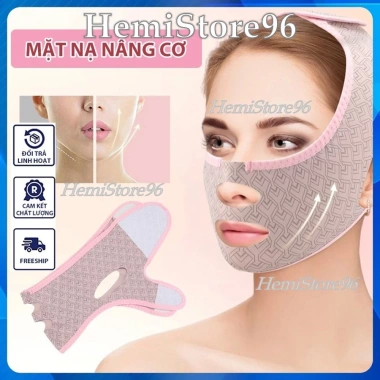 Mặt nạ vải nâng cơ Vline 3D, giảm béo nọng cằm, đai đàn hồi thoáng khí, 29.900 VND