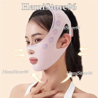 Mặt nạ vải nâng cơ Vline 3D, giảm béo nọng cằm, đai đàn hồi thoáng khí, 29.900 VND