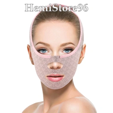 Mặt nạ vải nâng cơ Vline 3D, giảm béo nọng cằm, đai đàn hồi thoáng khí, 29.900 VND
